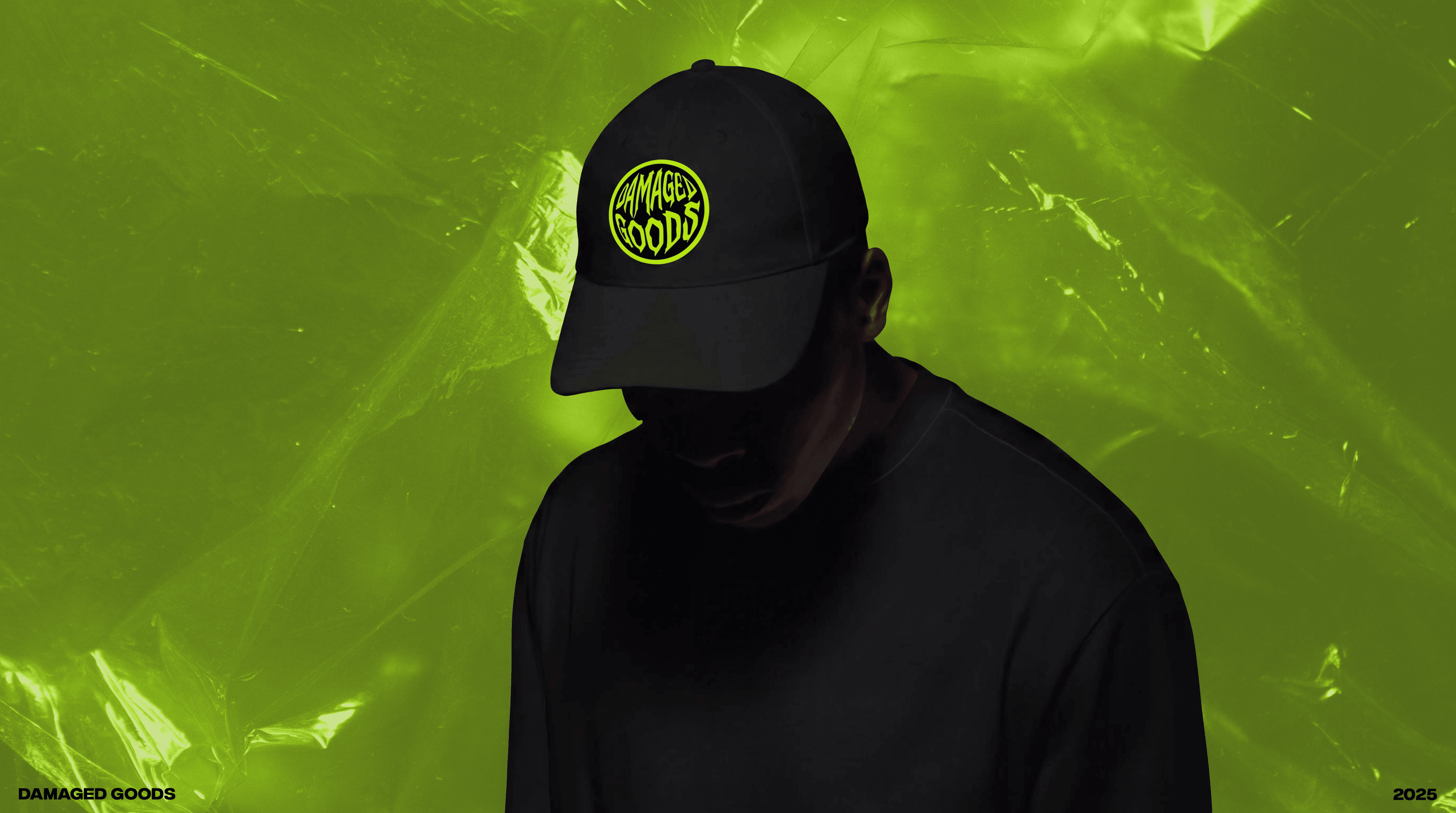Damaged Goods cap campaign image